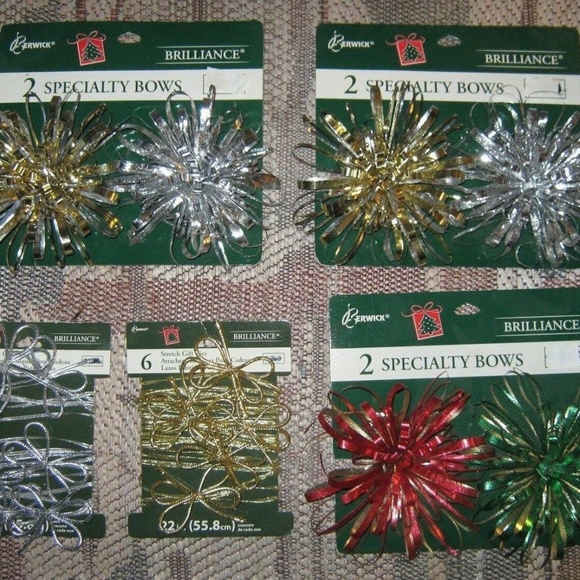 Vintage 18 Piece Fancy Mix Lot Gift Wrap Bows Set